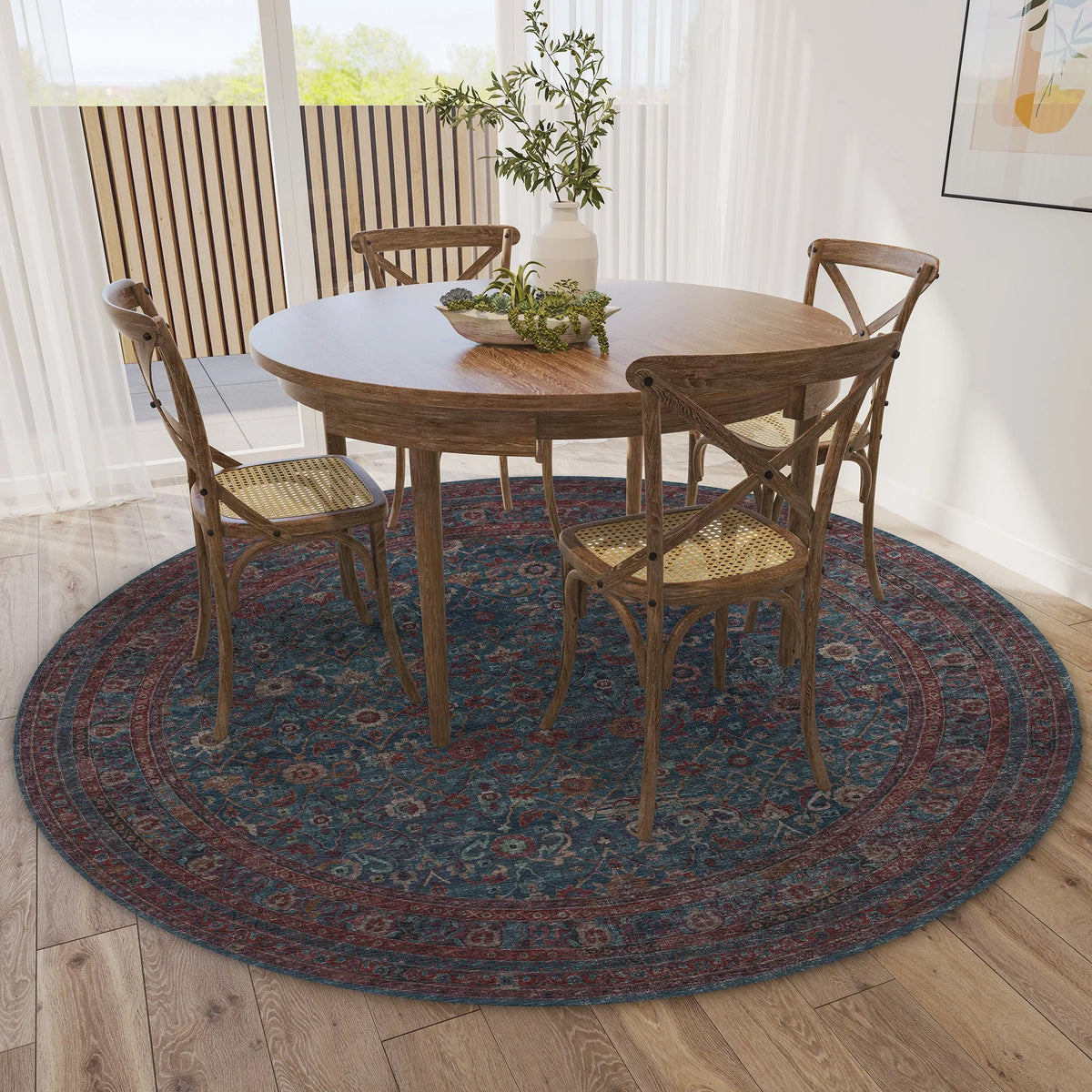 Jericho JC7 Navy Rug - Rug & Home