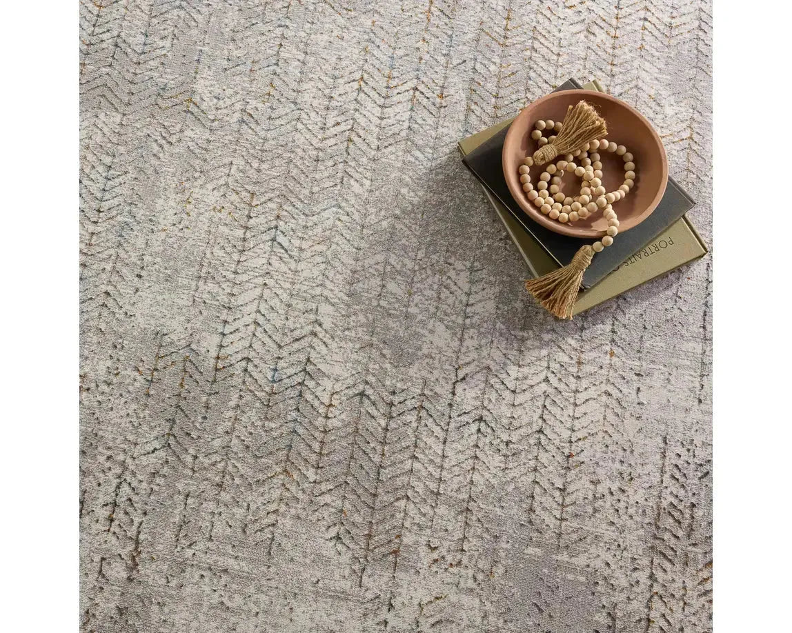 Melo MEL11 Grey/Cream Rug