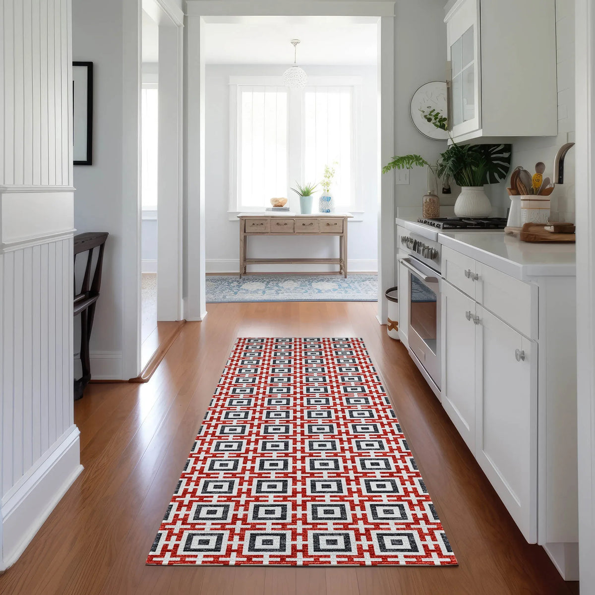 Marlo MO1 Red Rug - Rug & Home