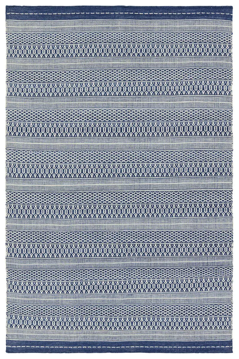 Penrose PNR06 Blue/White Rug