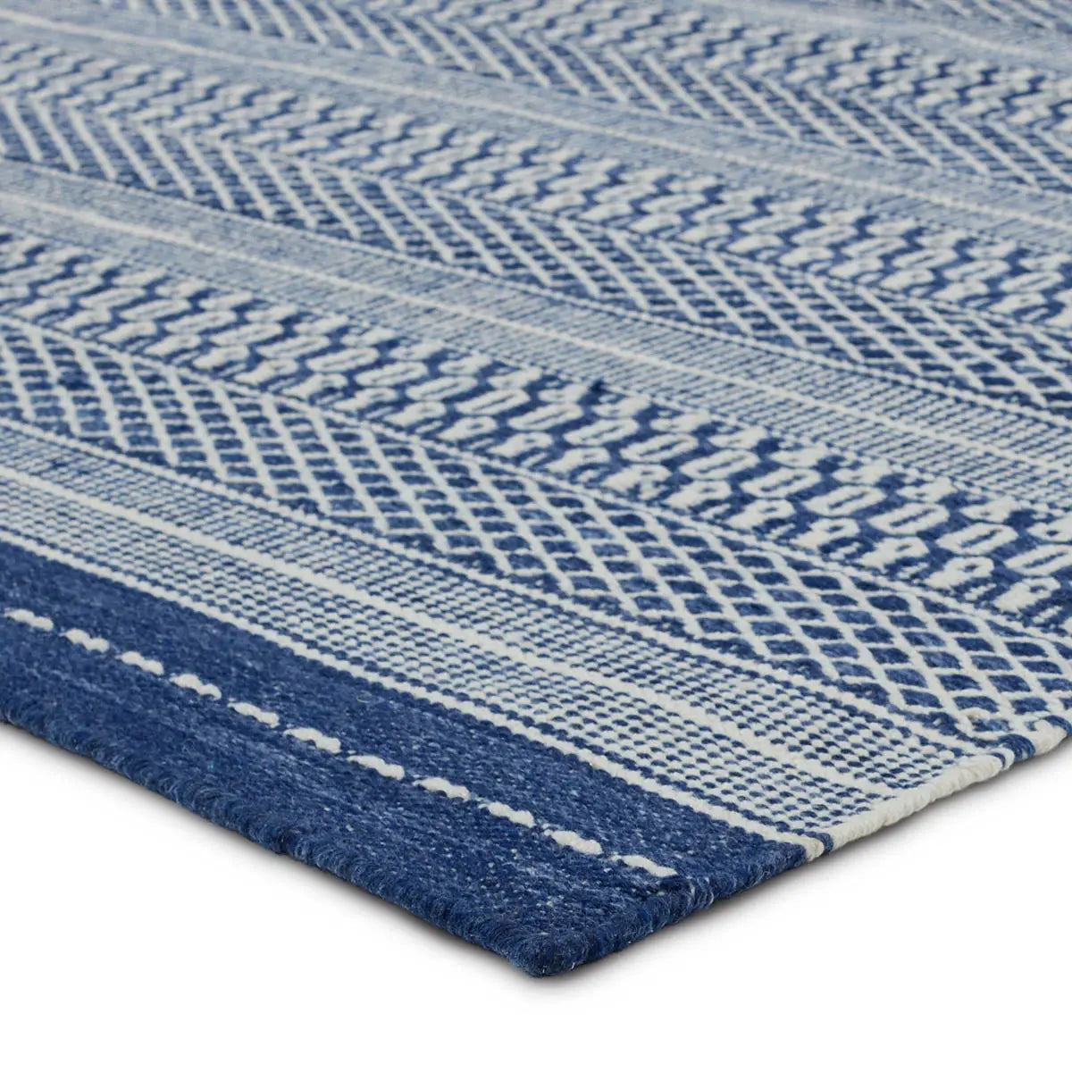 Penrose PNR06 Blue/White Rug