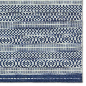 Penrose PNR06 Blue/White Rug