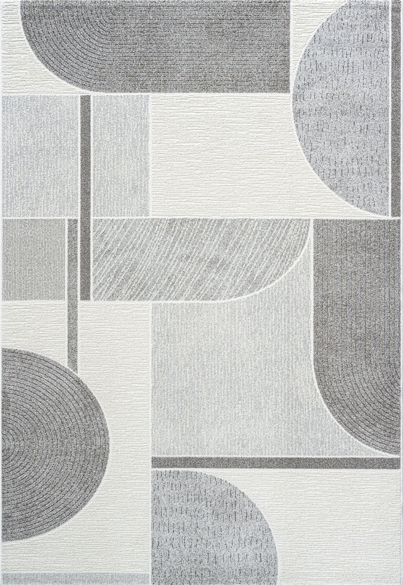 Polaris 46002-6171 Ivory/Grey Rug