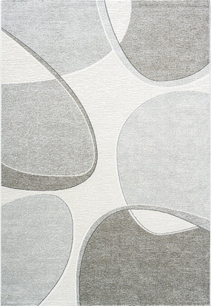 Polaris 46004-6171 Ivory/Grey Rug