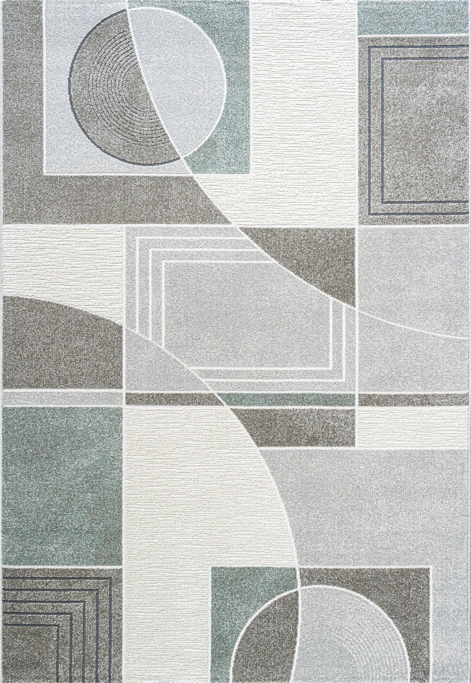 Polaris 46012-6141 Ivory/Grey Rug