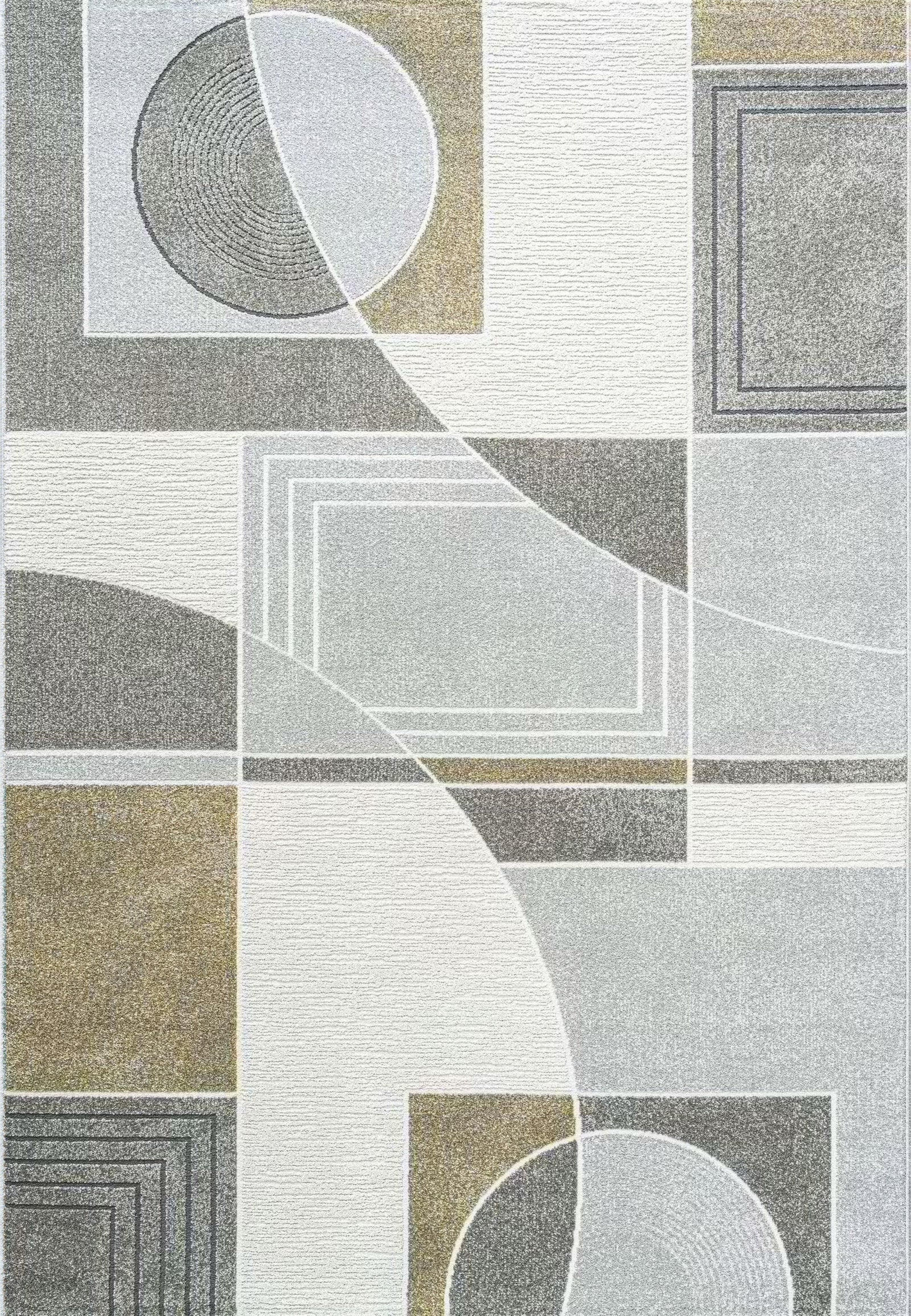 Polaris 46012-6191 Ivory/Grey Rug