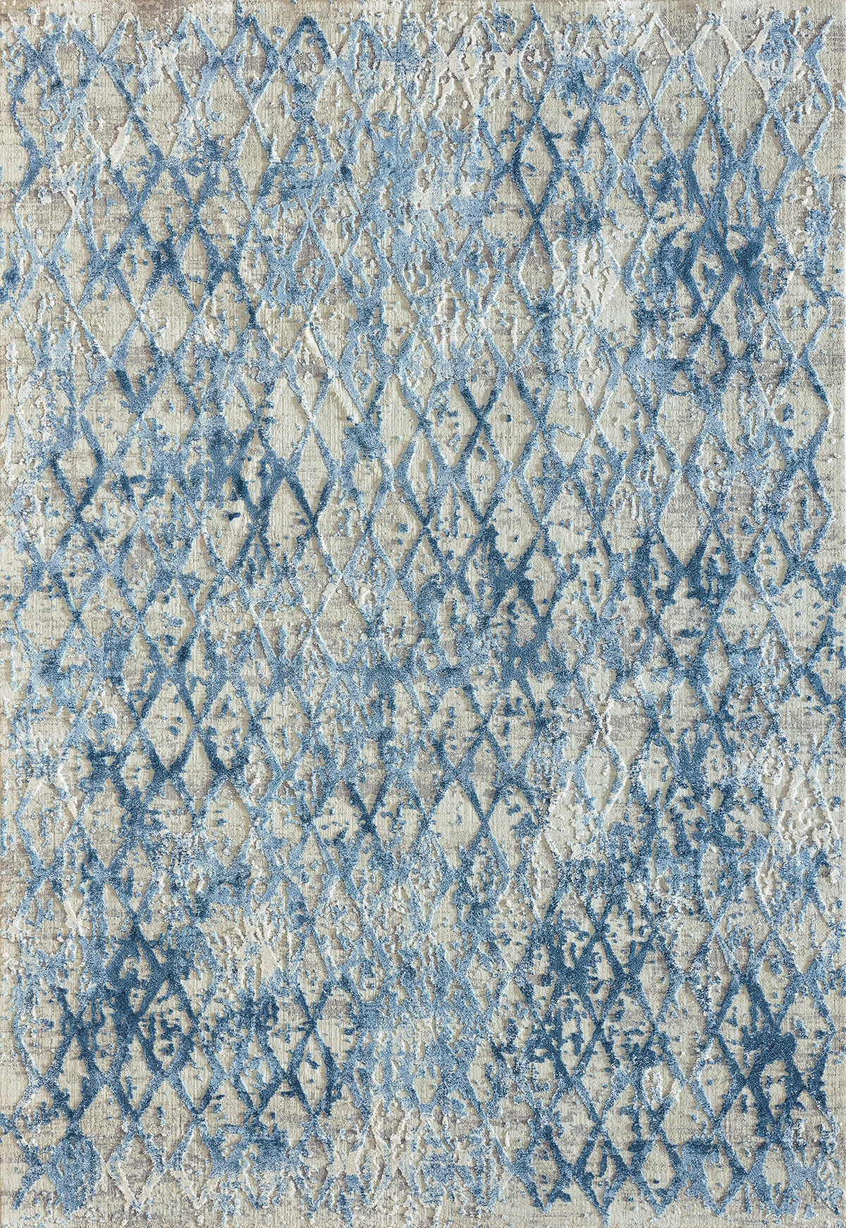 Quartz 27039-500 Ivory/Blue Rug