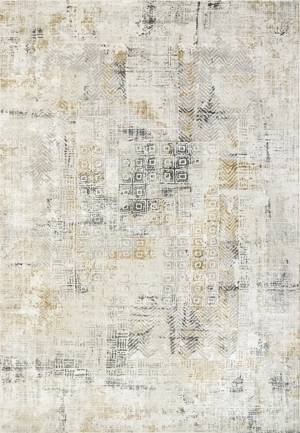 Quartz 27071-155 Ivory/Slate Rug