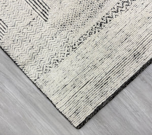 Riley RH-RILEY-99 Ivory Charcoal Rug