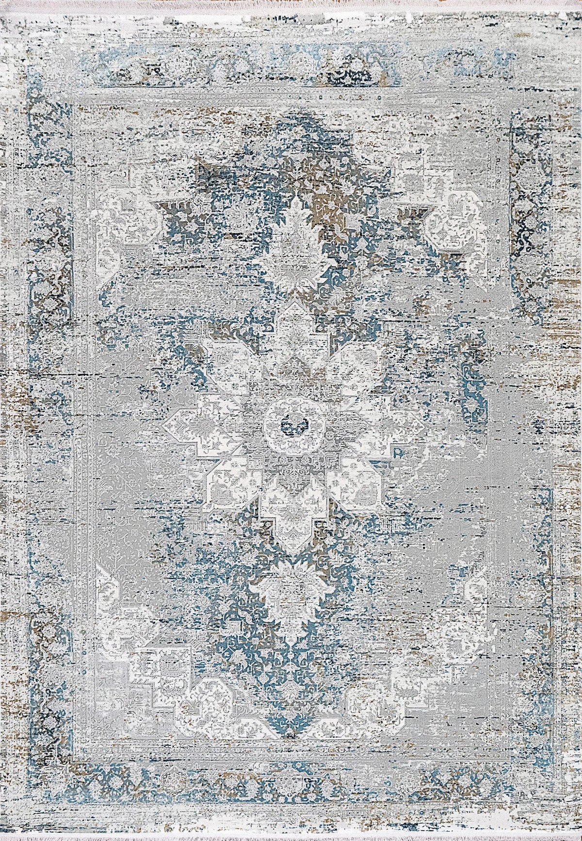Ruby 2161-950 Grey/Blue Rug