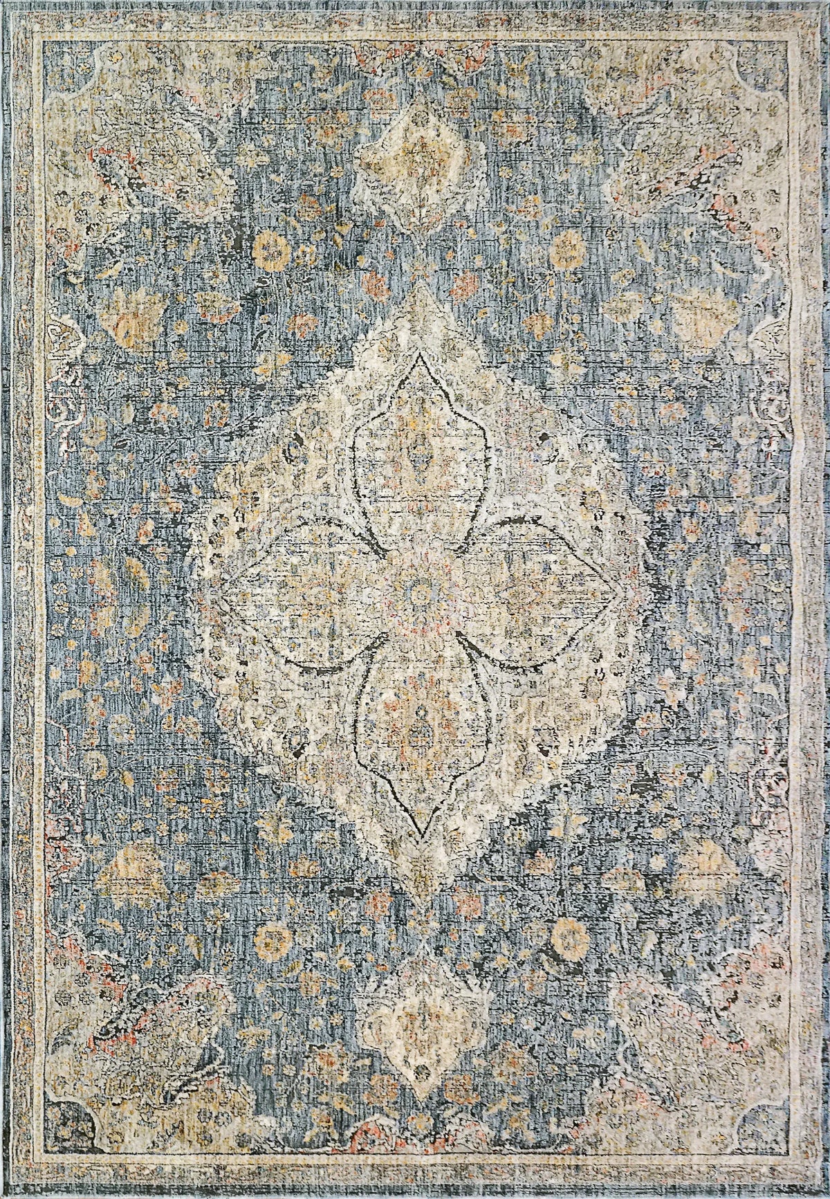 Savoy 3576-599 Denim/Multi Rug