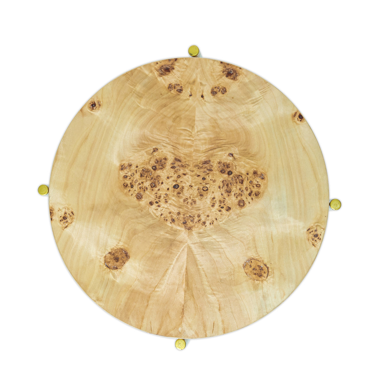 Eliana Handmade Transitional Burl Wood Side Table