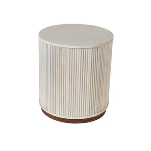 Navine Handmade Contemporary Wood Side Table