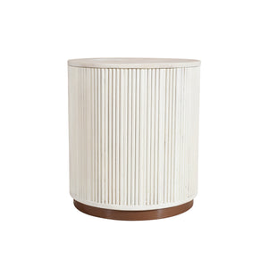 Navine Handmade Contemporary Wood Side Table