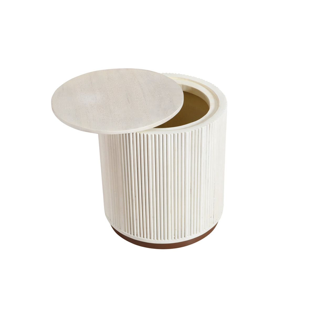 Navine Handmade Contemporary Wood Side Table