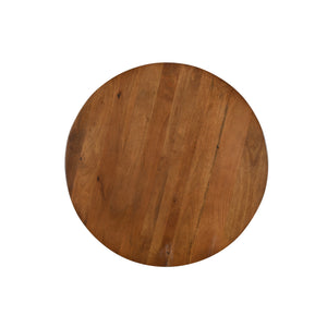 Navine Handmade Transitional Wood Side Table