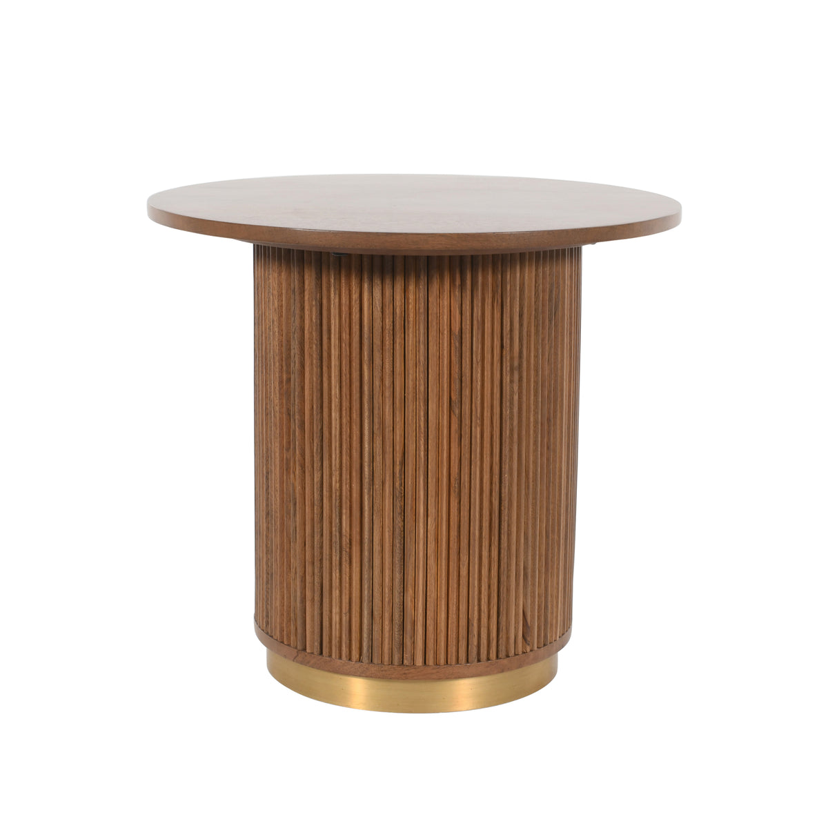 Bella Handmade Transitional Wood Side Table