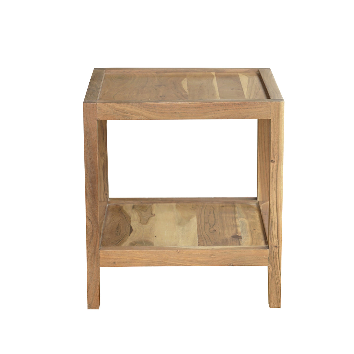 Ayla Handmade Transitional Wood Side Table