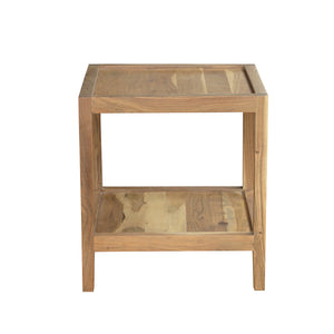 Ayla Handmade Transitional Wood Side Table