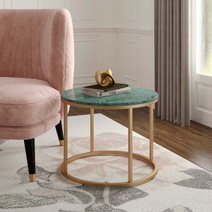 Charlie Handmade Contemporary Marble Side Table