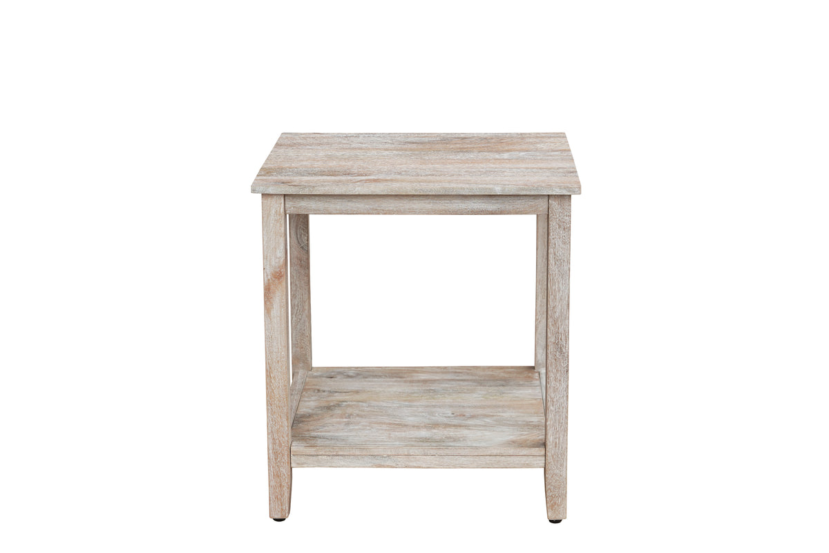 Beau Handmade Coastal Wood Side Table