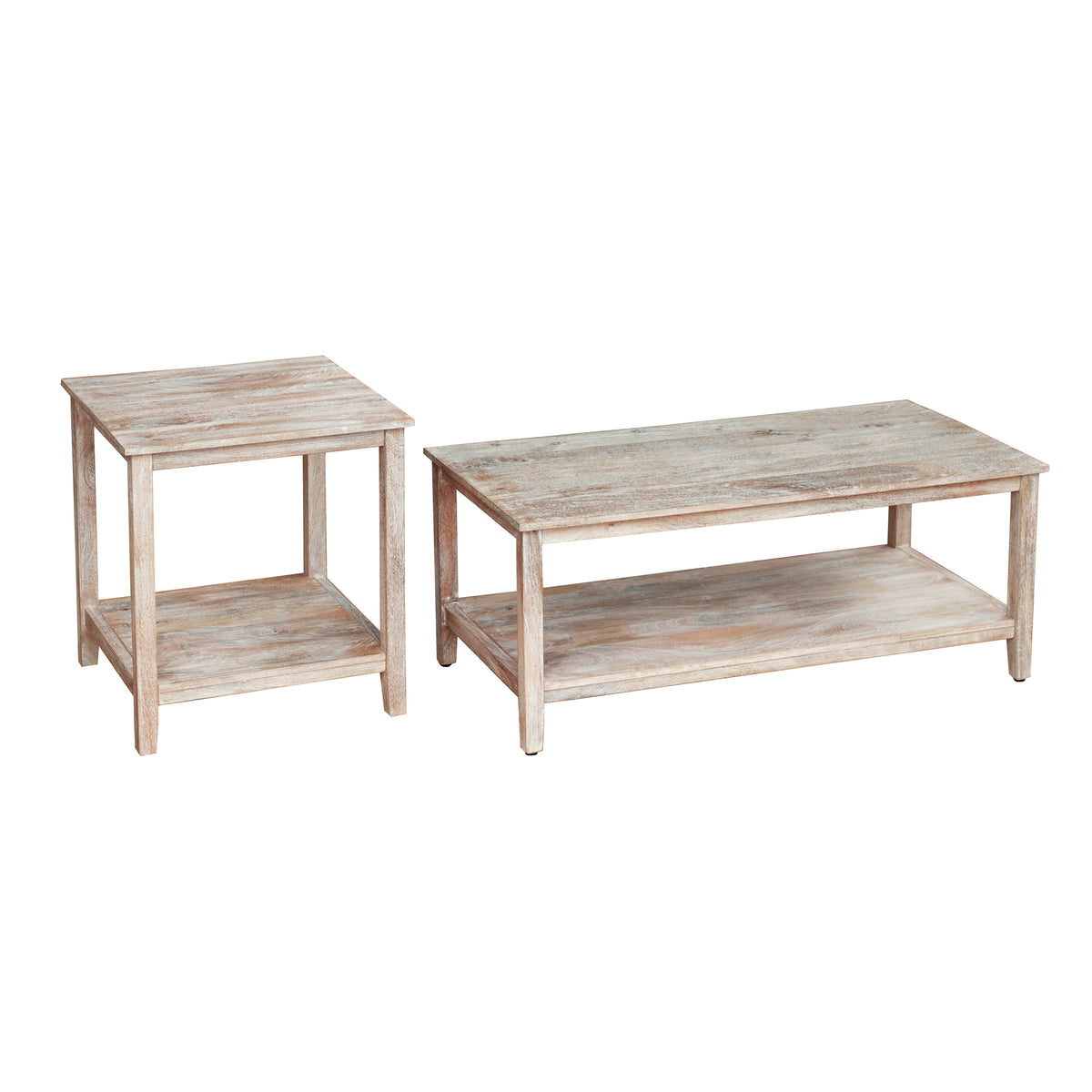 Beau Handmade Coastal Wood Side Table