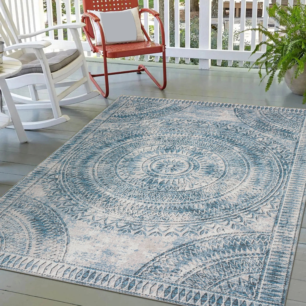 Sedona SN7 Indigo Rug - Rug & Home