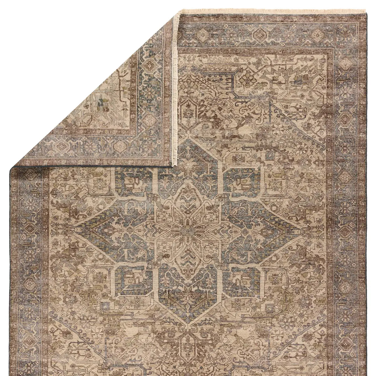 Someplace In Time SPT23 Brown Rug