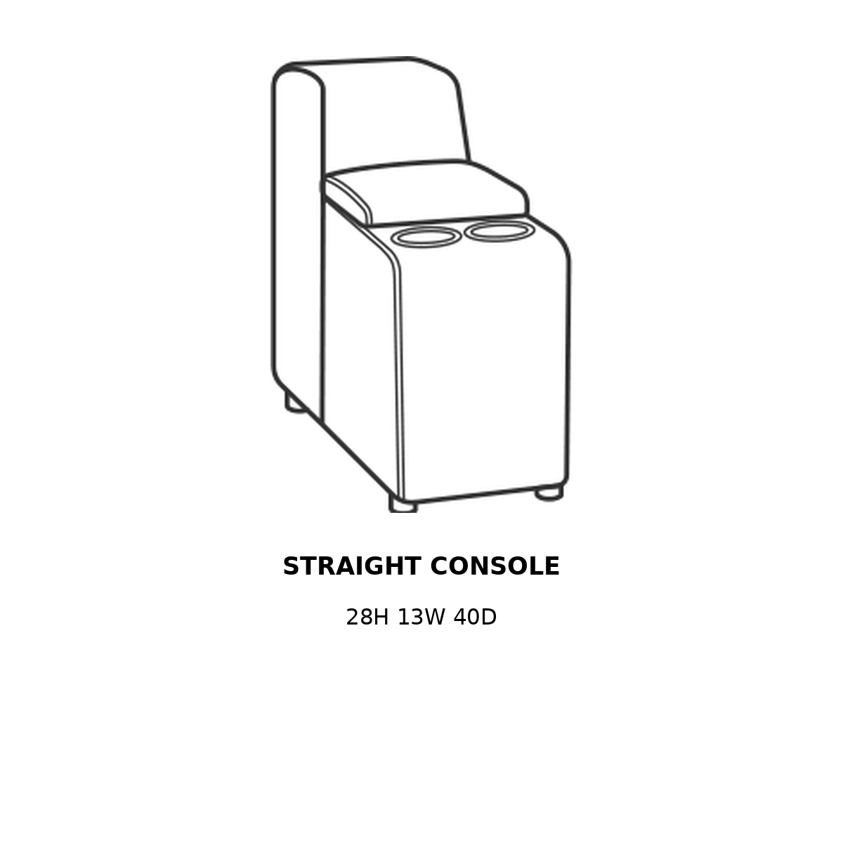 Aurora Straight Console