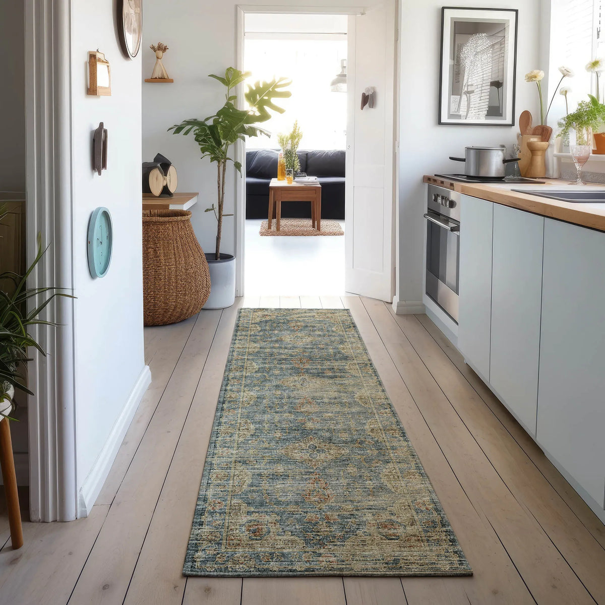 Tuscany TU13 Teal Rug - Rug & Home