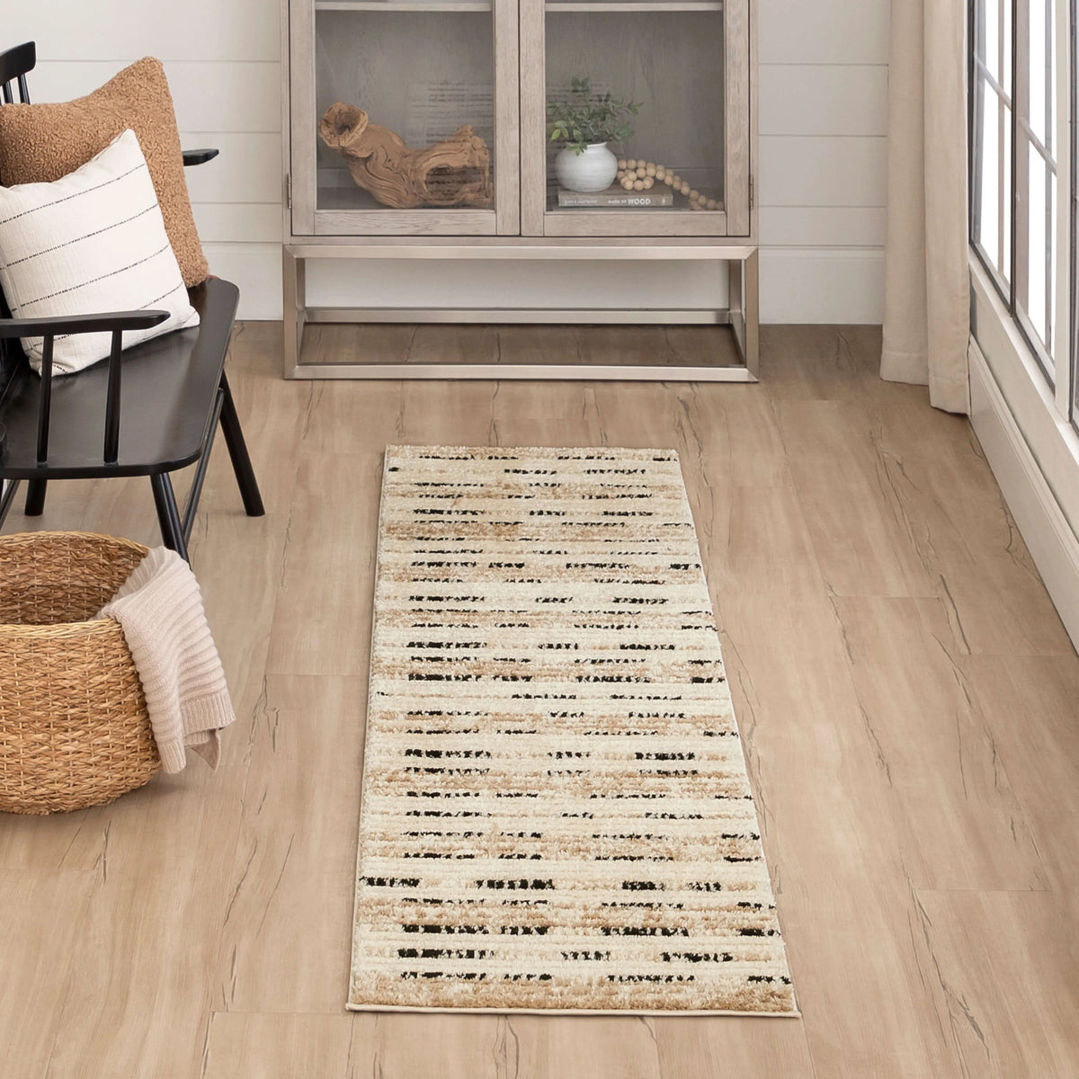 Traverse Lanes Tan Rug