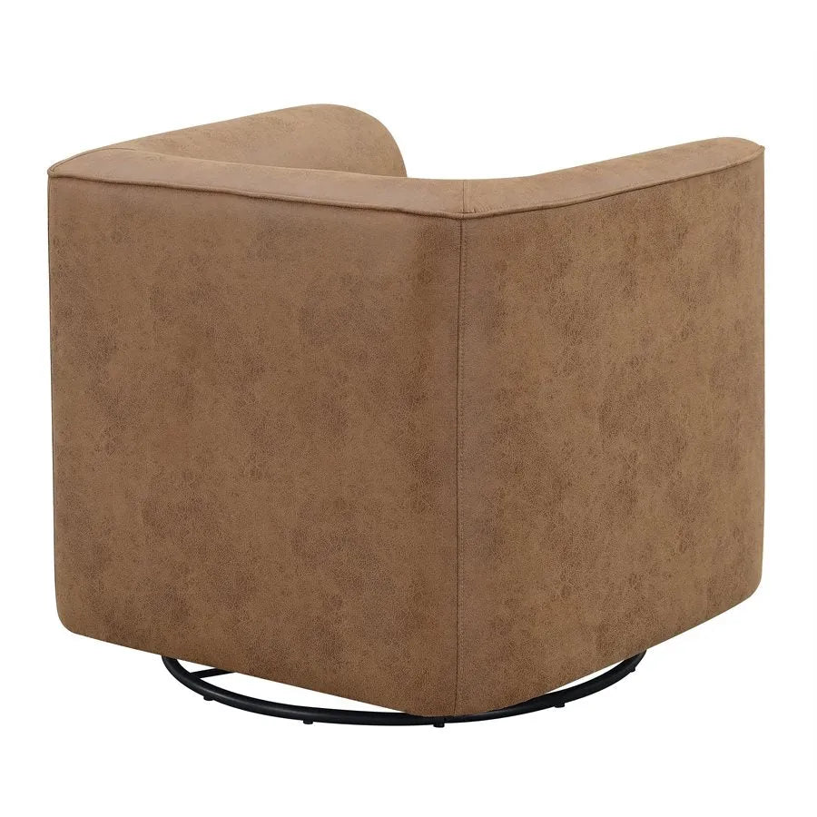 Whirlaway Swivel Accent Chair Badlands Saddle