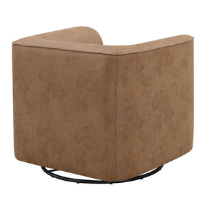 Whirlaway Swivel Accent Chair Badlands Saddle