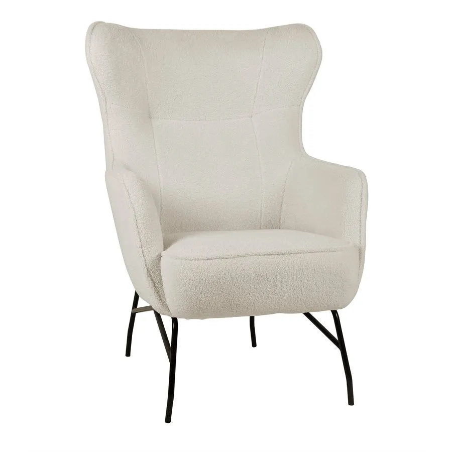 Franky Accent Chair Cream Boucle
