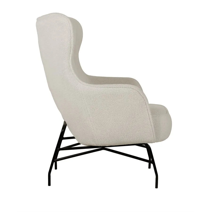 Franky Accent Chair Cream Boucle