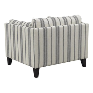 Elsbury Accent Chair Gray Stripe