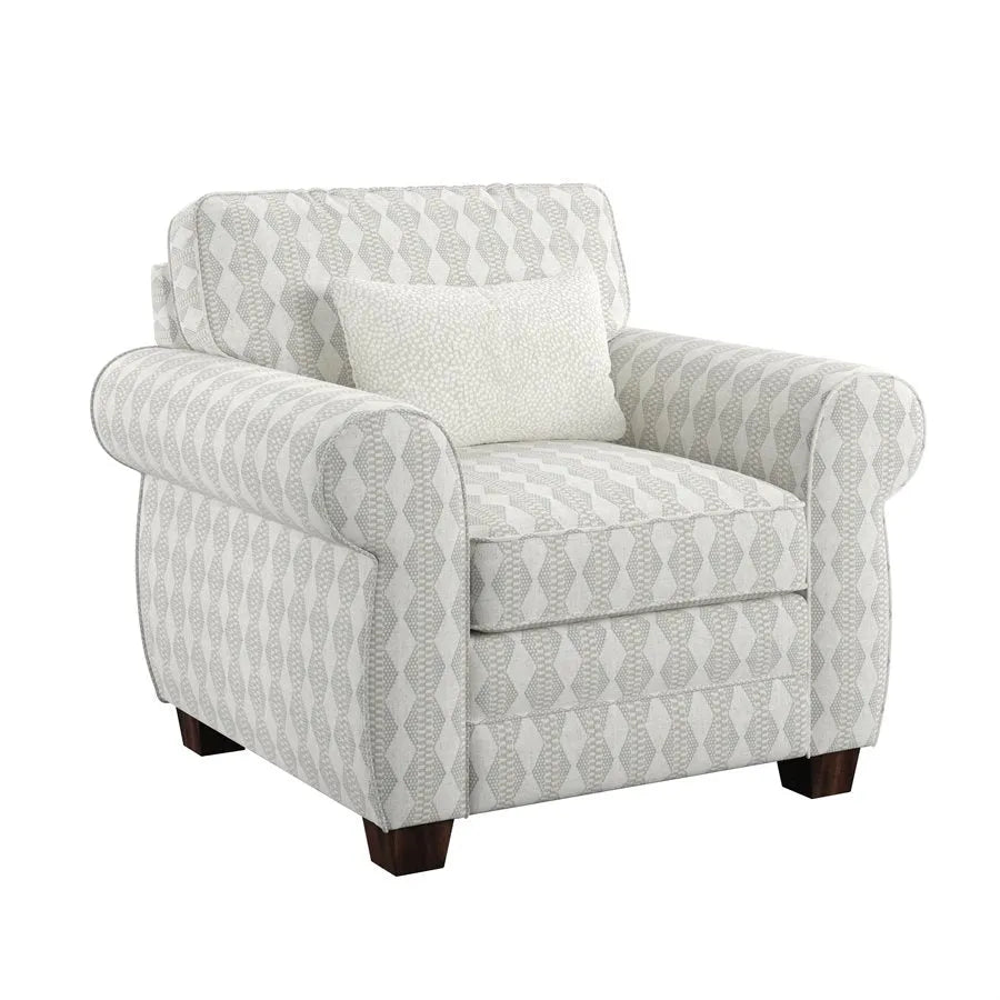 Royce Accent Chair Diamond Stripe