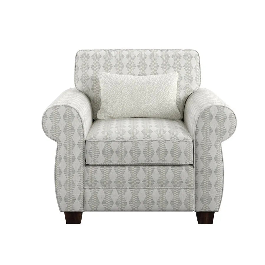 Royce Accent Chair Diamond Stripe