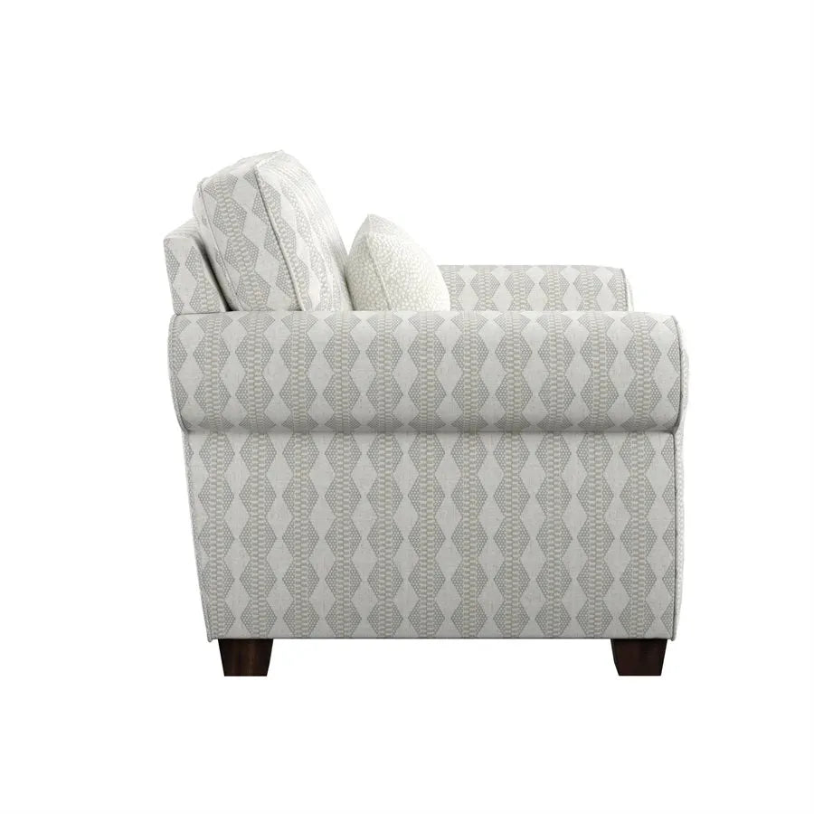 Royce Accent Chair Diamond Stripe
