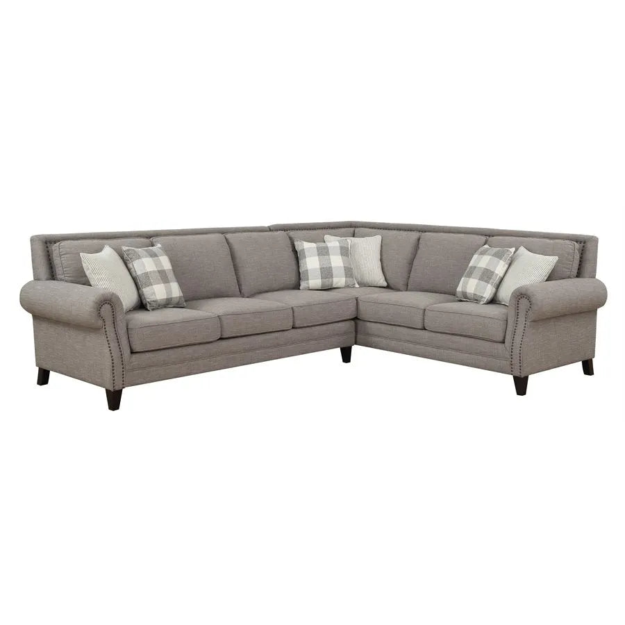 Willow Creek Sectional Pebble Brown