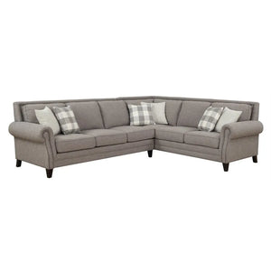 Willow Creek Sectional Pebble Brown