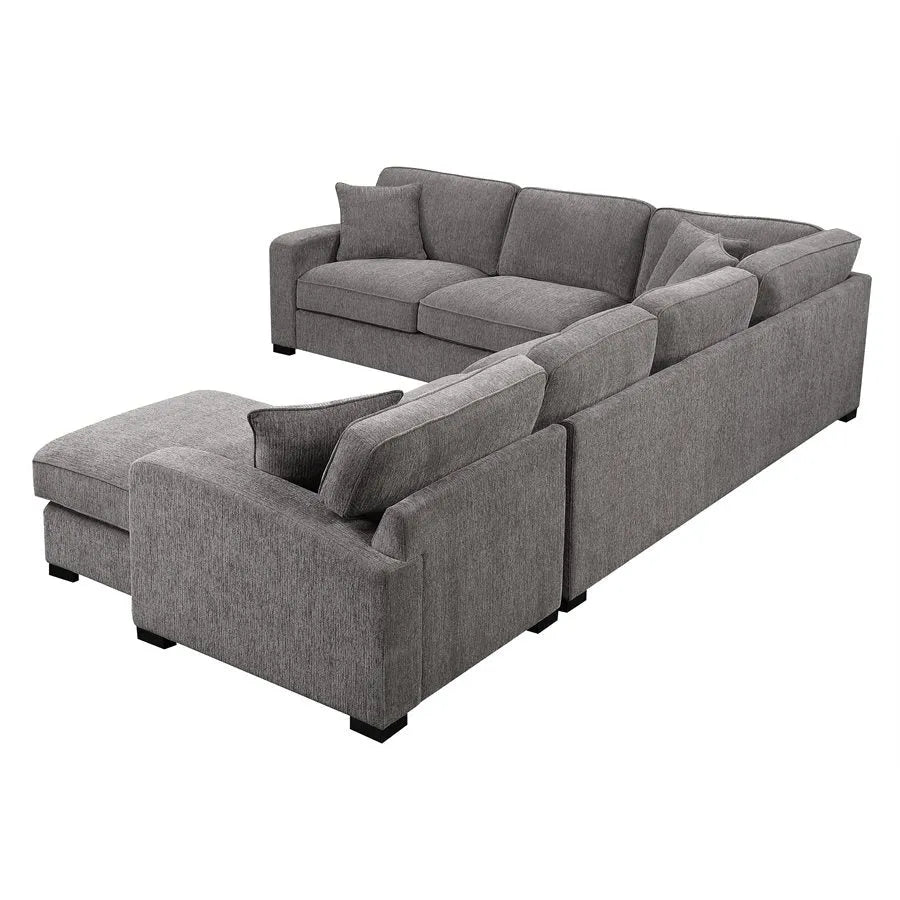 Repose 3 Piece Sectional Dark Gray