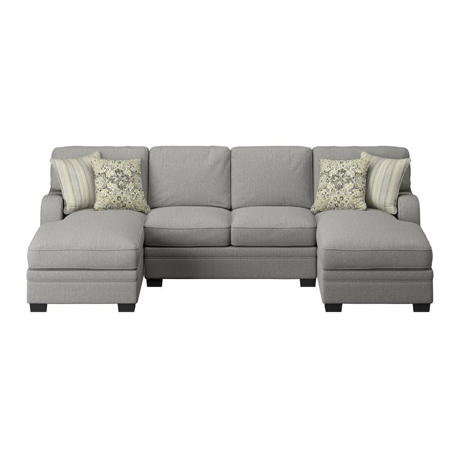 Analiese U-Shaped Sectional Dove Gray