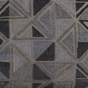 Berlin 2 Piece Rsf Chaise Sectional Gray Herringbone & Sanded Microfiber