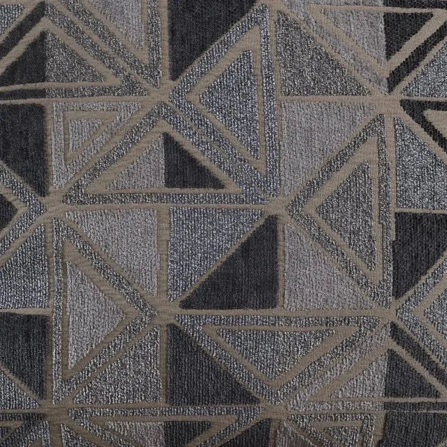 Berlin Modular 3 Piece Sectional Gray Herringbone & Sanded Microfiber