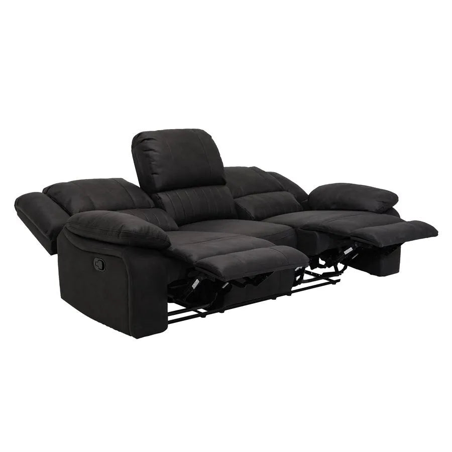 Navaro Reclining Sofa Black Licorice