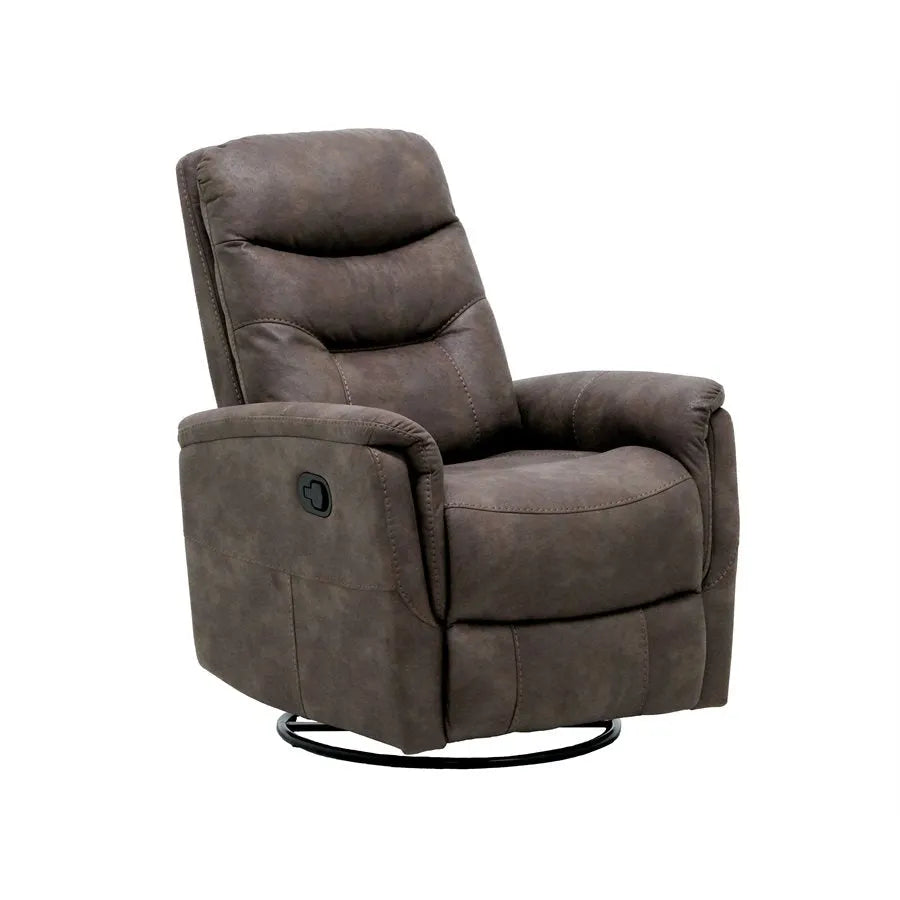 Danyon Swivel Gliding Recliner Tawny Brown