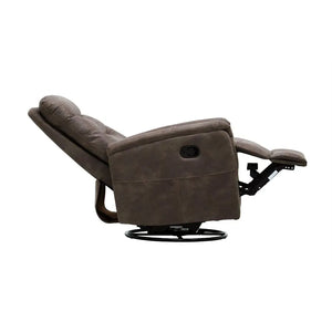 Danyon Swivel Gliding Recliner Tawny Brown