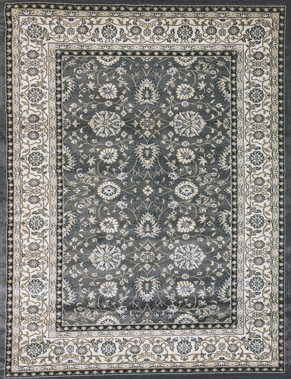 Yazd 2803-910 Grey/Ivory Rug