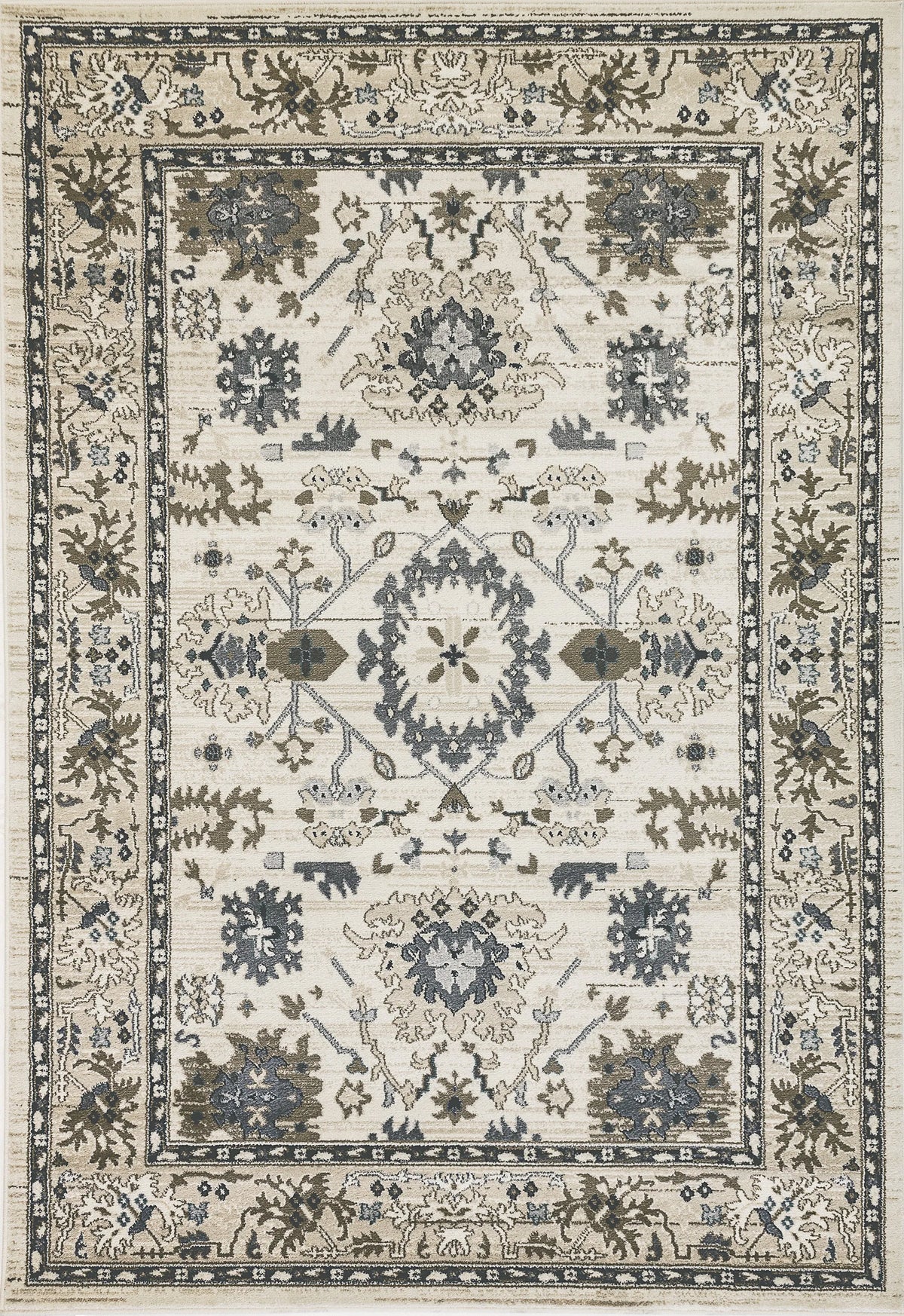 Yazd 8531-100 Ivory Rug